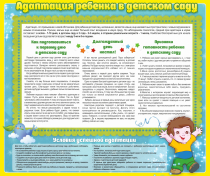 Стенд "Адаптация ребенка в детском саду" - «globural.ru» - Тверь