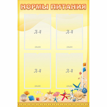 Стенд "Нормы питания" - «globural.ru» - Тверь