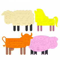 Набор тактильно-развивающих панелей «Ферма» - «globural.ru» - Тверь