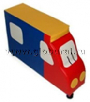 Напольная мягкая игрушка "Грузовик" каталка - «globural.ru» - Тверь