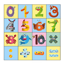 Коврик для логобота Пчелка "Цифры" - «globural.ru» - Тверь