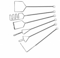 Комплект "Постановочные зонды с витыми ручками кочергой и 6 шариками" (6 штук) - «globural.ru» - Тверь