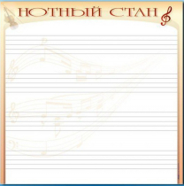 Доска магнитно-маркерная "Нотный стан" - «globural.ru» - Тверь