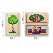 Набор стеновых панелей «Символы России - Традиции» - «globural.ru» - Тверь