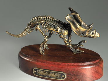 Модель скелета динозавра Pentaceratops - «globural.ru» - Тверь