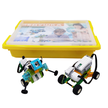 Набор для занятий робототехникой Ведушка с пластиковым боксом для хранения деталей - «globural.ru» - Тверь