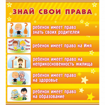 Стенд "Знай свои права" - «globural.ru» - Тверь